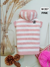 SMALL DOG - Knitted Pink Dog Hoody