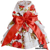 SMALL DOG - Red Rose Doggy Dress