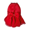 SMALL DOG - Cherry Red Doggy Dress ( Sleeveless )