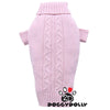 SMALL DOG - Soft Pink Doggy Polo Neck Sweater