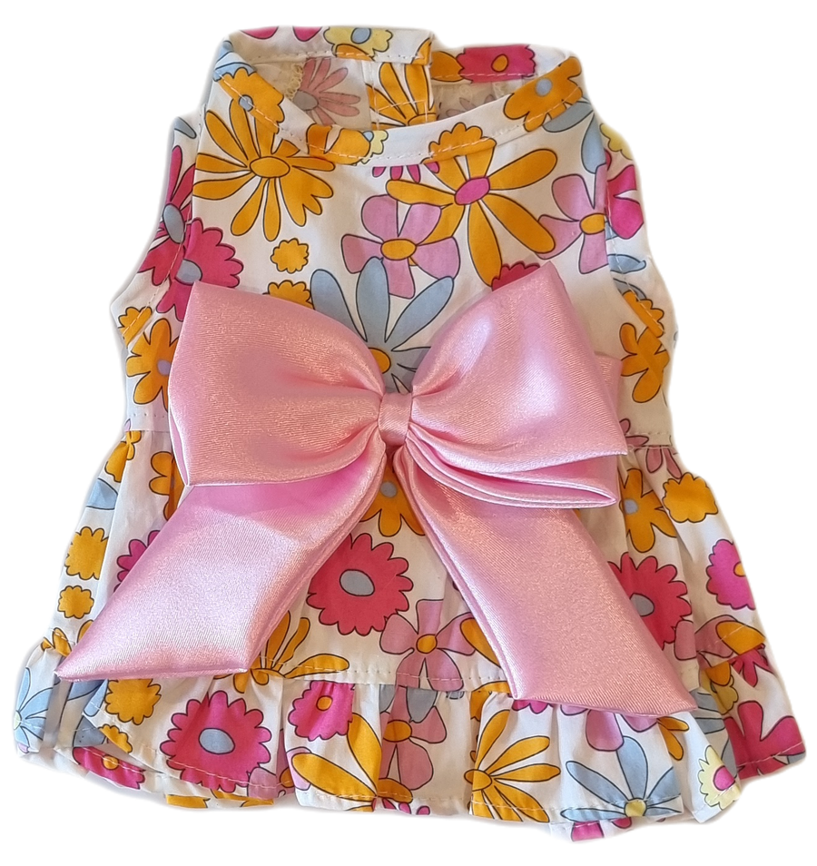 Flower Power Party Doggy Dress