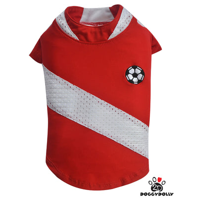 SMALL DOG - Red Soccer Jersey