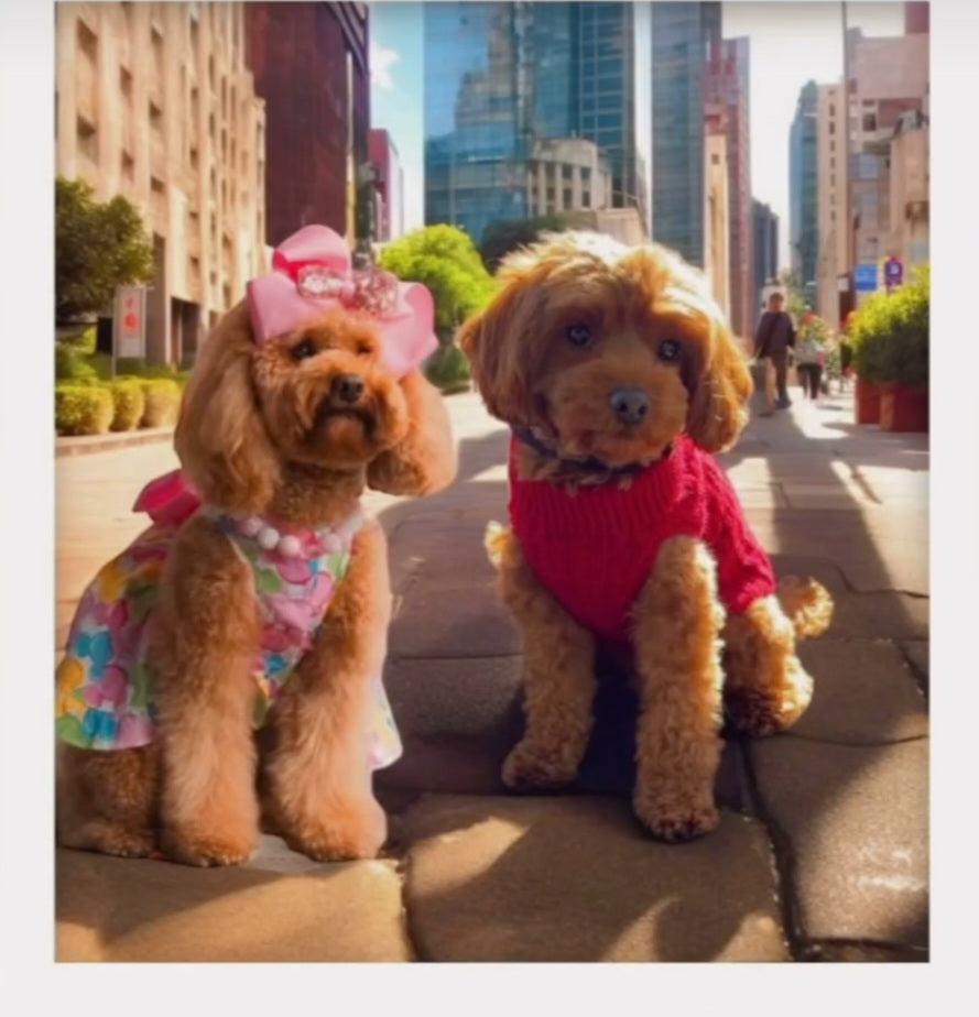 Party Time Balloon Dog Dress