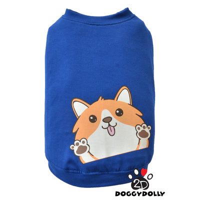 SMALL DOG - Peek A Boo Doggy T Shirt