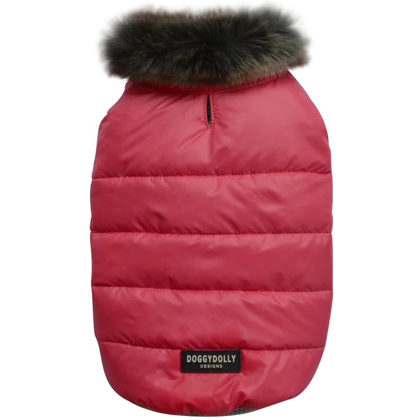SMALL DOG - Padded Pink Pink Doggy Jacket