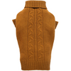 Rich Cappuccino Polo Neck Knit Sweater - SD