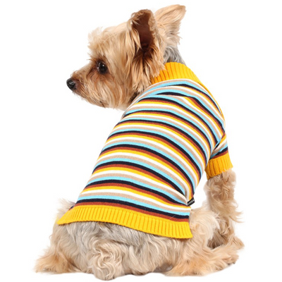 Bumble Bee Polo Neck Knit Sweater - SD