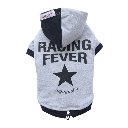 SMALL DOG - Doggy Racing Hoody Grey