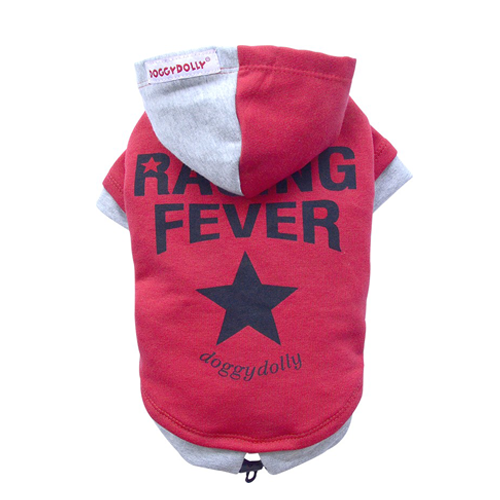 SMALL DOG - Doggy Racing Hoody Red