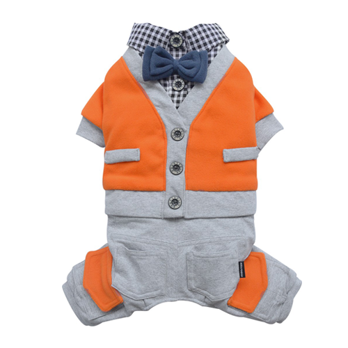 SMALL DOG - Metro Dog Onesie Orange