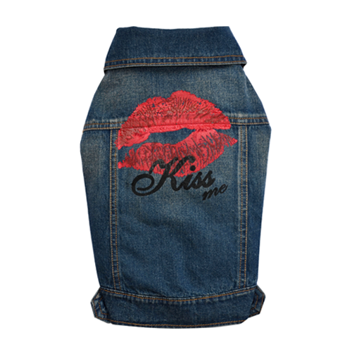 SMALL DOG - MWAH Dark Denim Doggy Vest