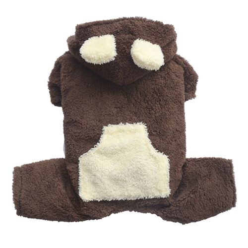 BIG DOG - Fluffy Dog Chocolate Onesie