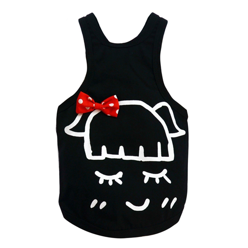 SMALL DOG - Black Little Dolly Tank Top