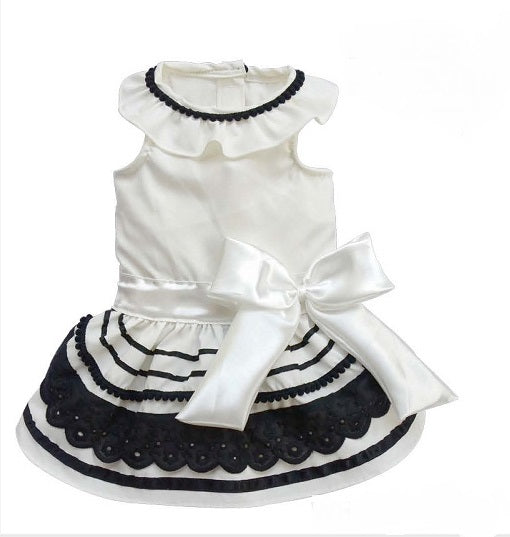 BIG DOG - White & Black Doggy Dress