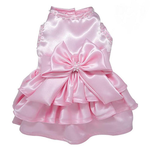 BIG DOG - Glamorous Musk Satin Doggy Dress