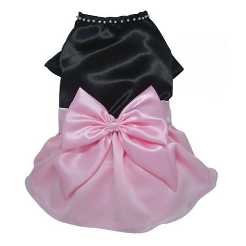 SMALL DOG - Black & Musk Formal Doggy Dress