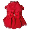 SMALL DOG  - Cherry Red Doggy Dress