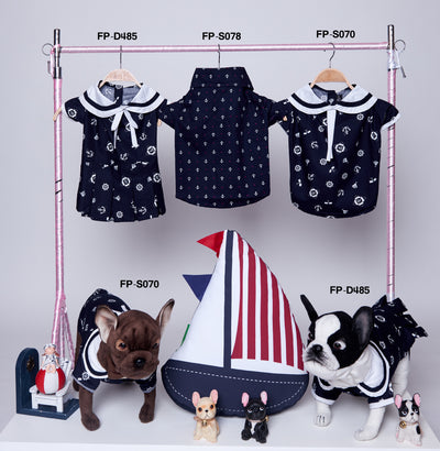 SMALL DOG - Sailor Doggy Dress