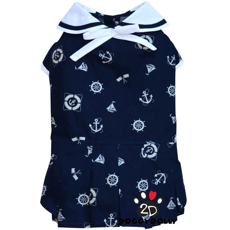 SMALL DOG - Sailor Doggy Dress