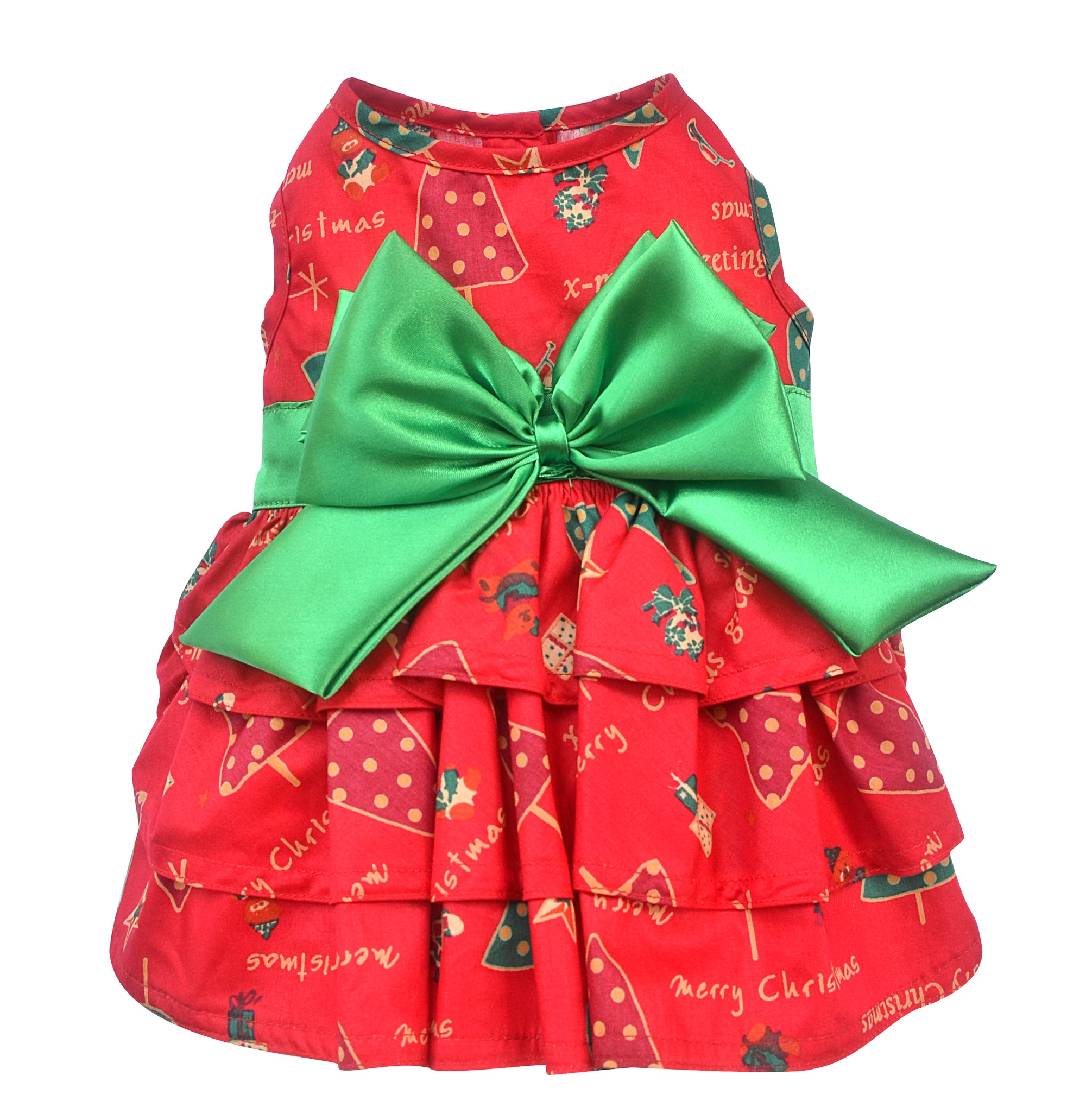 SMALL DOG -  Jingle Bells Doggy Dress