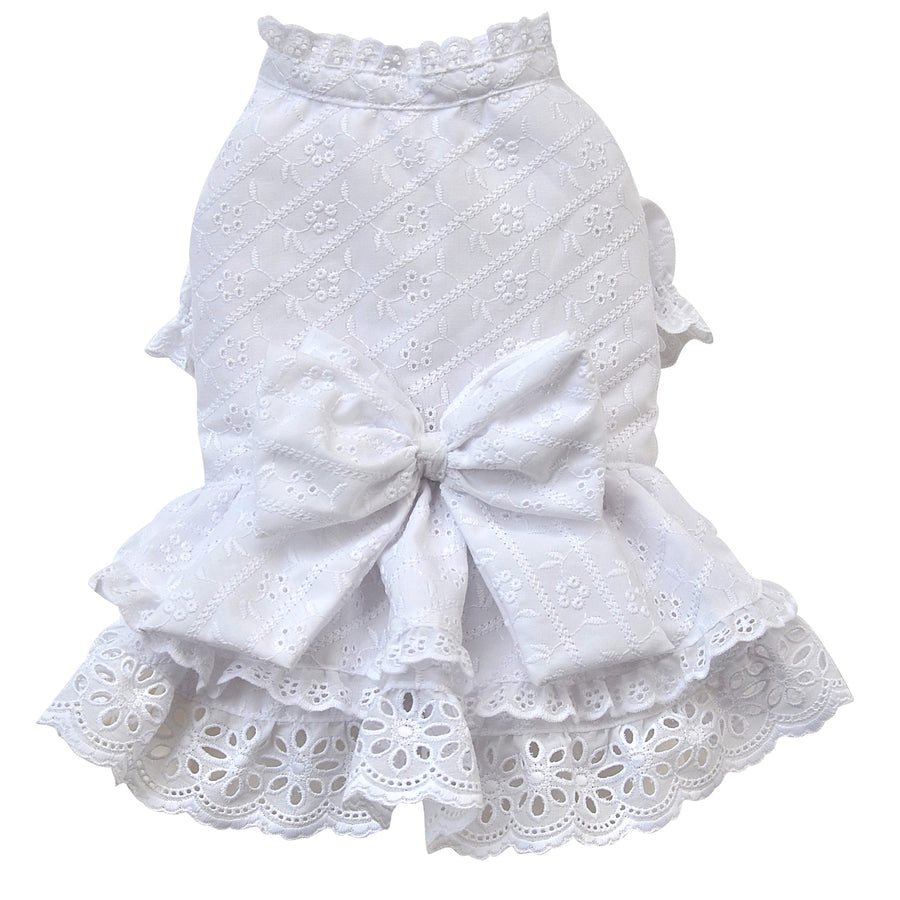 SMALL DOG - Boho Wedding Doggy Dress