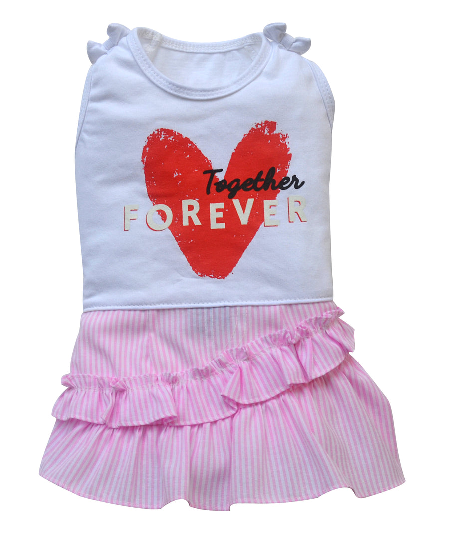 SMALL DOG -  Together Forever Doggy Dress