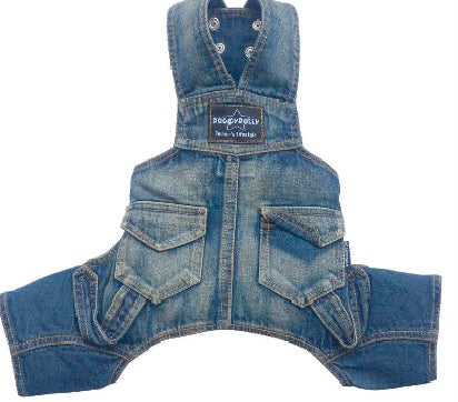 SMALL DOG - Doggy Denim Overalls