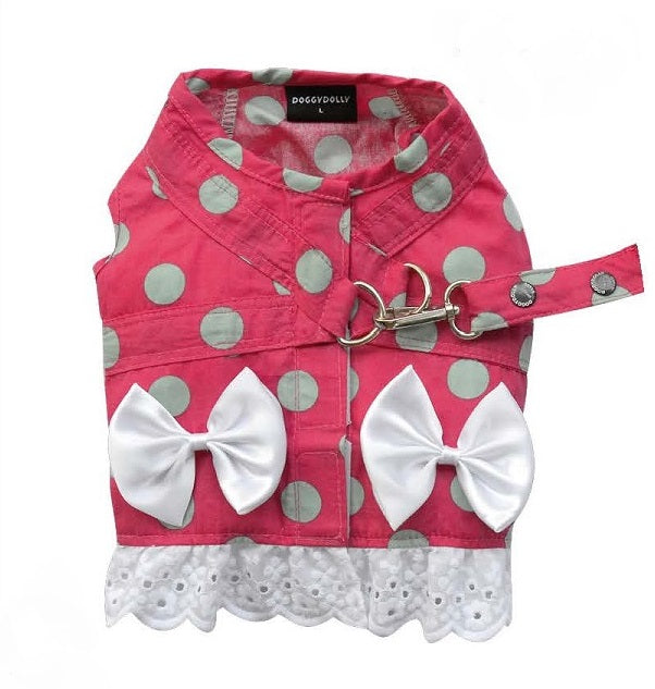 SMALL DOG - Hot Pink Doggy Harness