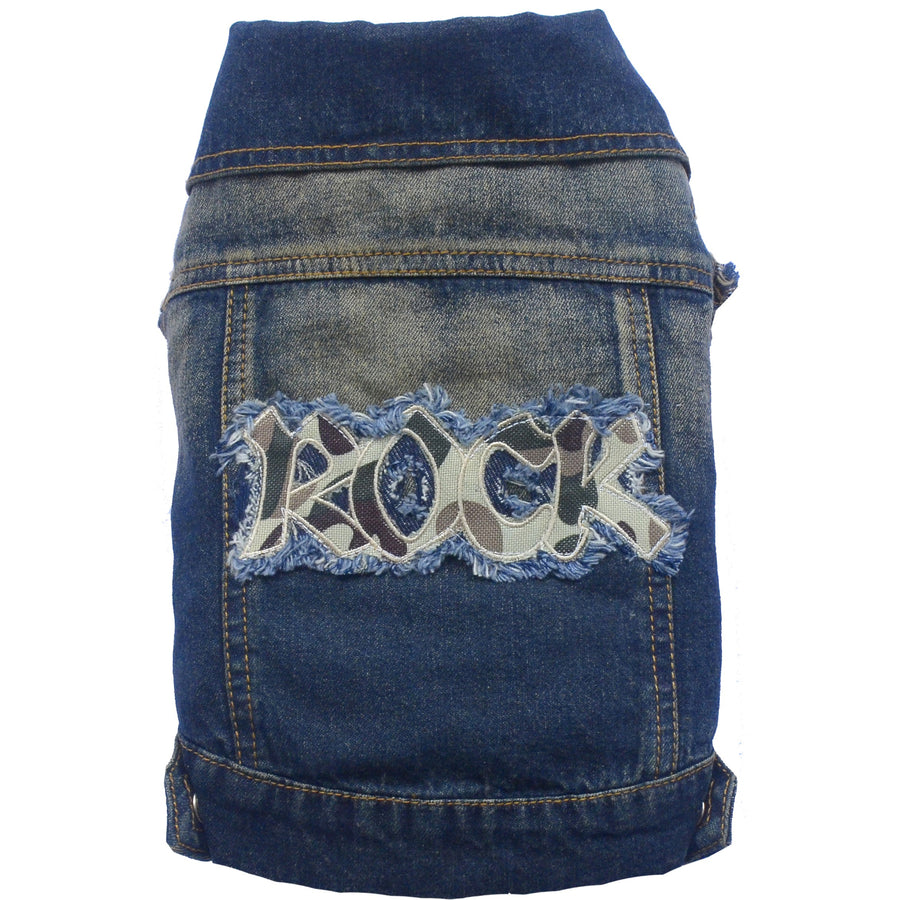 SMALL DOG - ROCK Dark Denim Doggy Vest