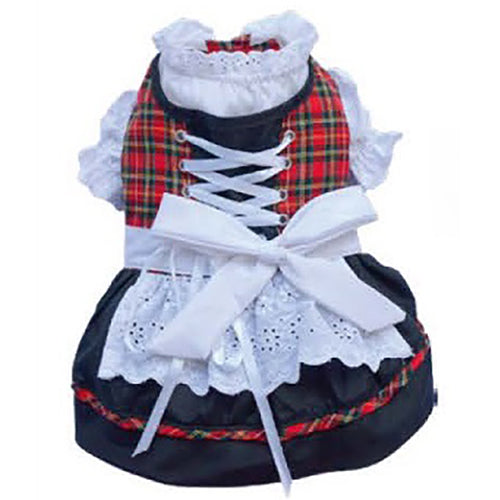BIG DOG - Doggy Dirndl White Bow