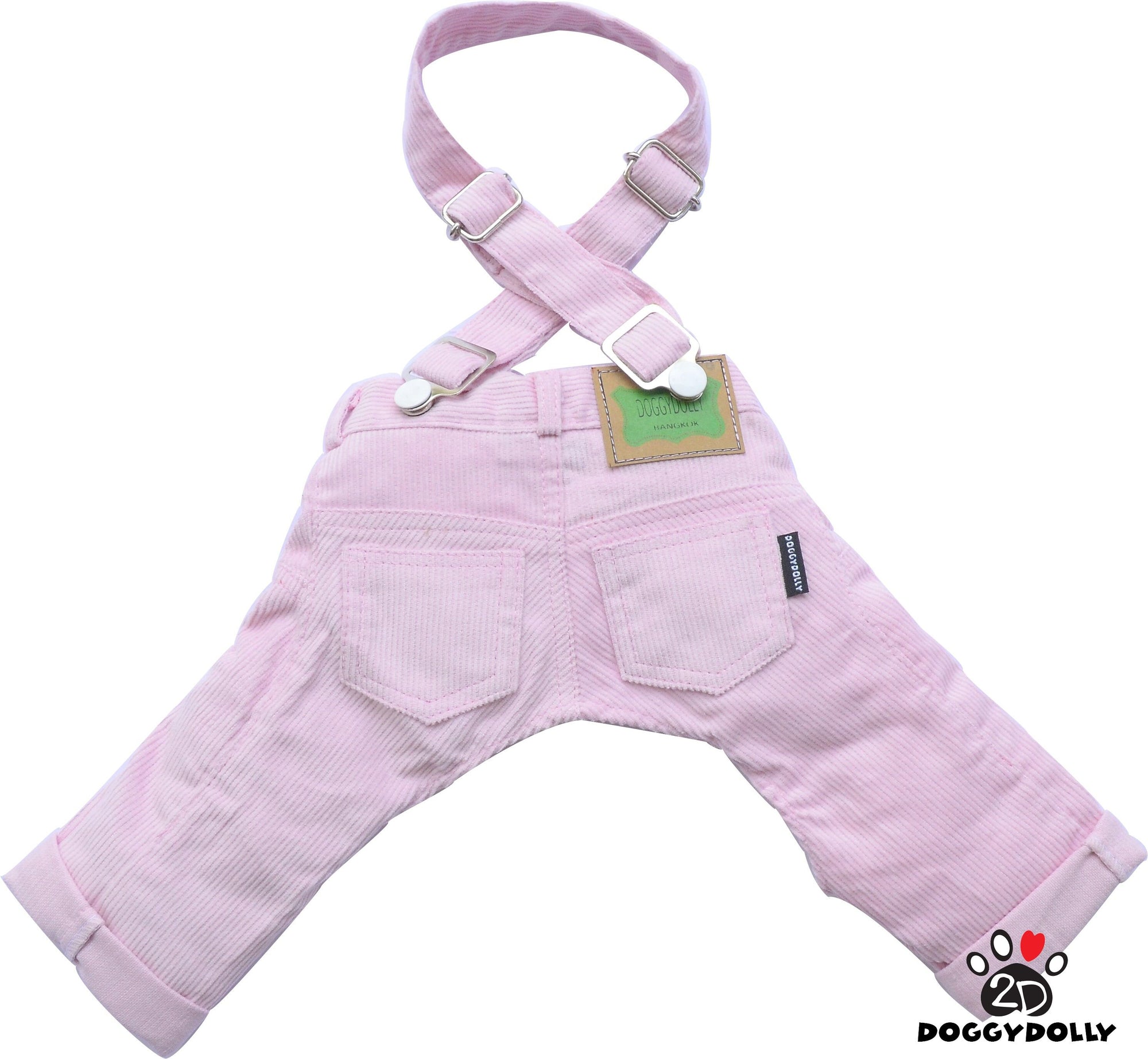 SMALL DOG - Pink Jeans with Braces