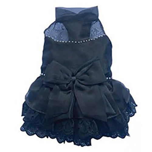 SMALL DOG - Black Formal Doggy Dress