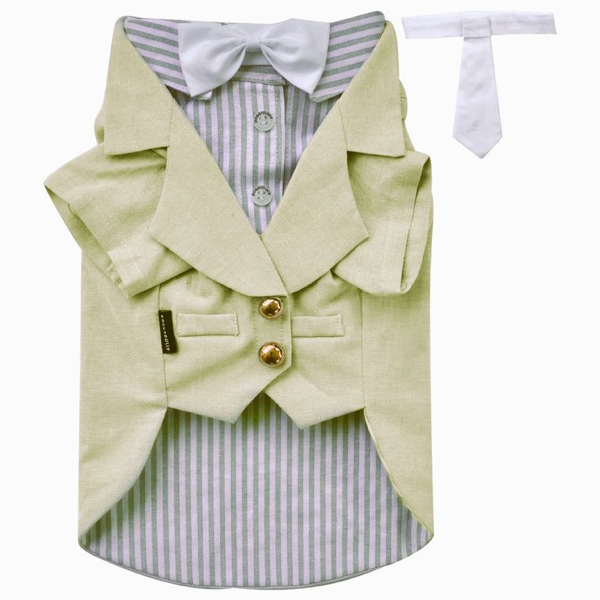 THICK DOG - Light Sage Tuxedo Jacket