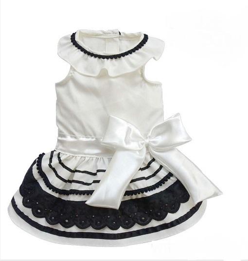 THICK DOG - White & Black Doggy Dress