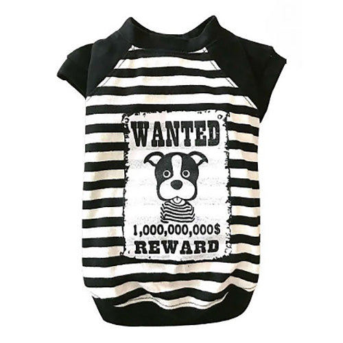 THICK DOG - WANTED White Doggy T Shirt