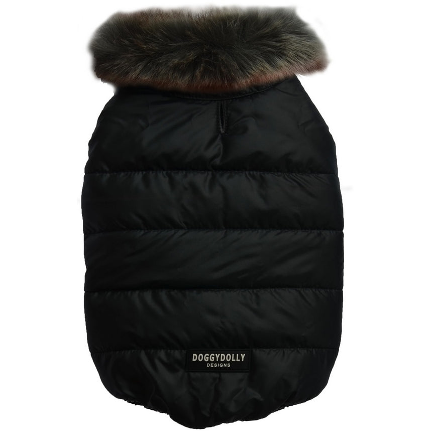 THICK DOG - Padded Black Doggy Jacket