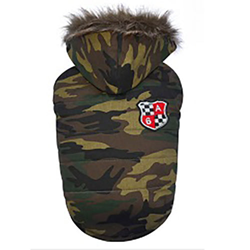 THICK DOG - Padded Camo Doggy Jacket - DoggyDolly Australia & New Zealand
