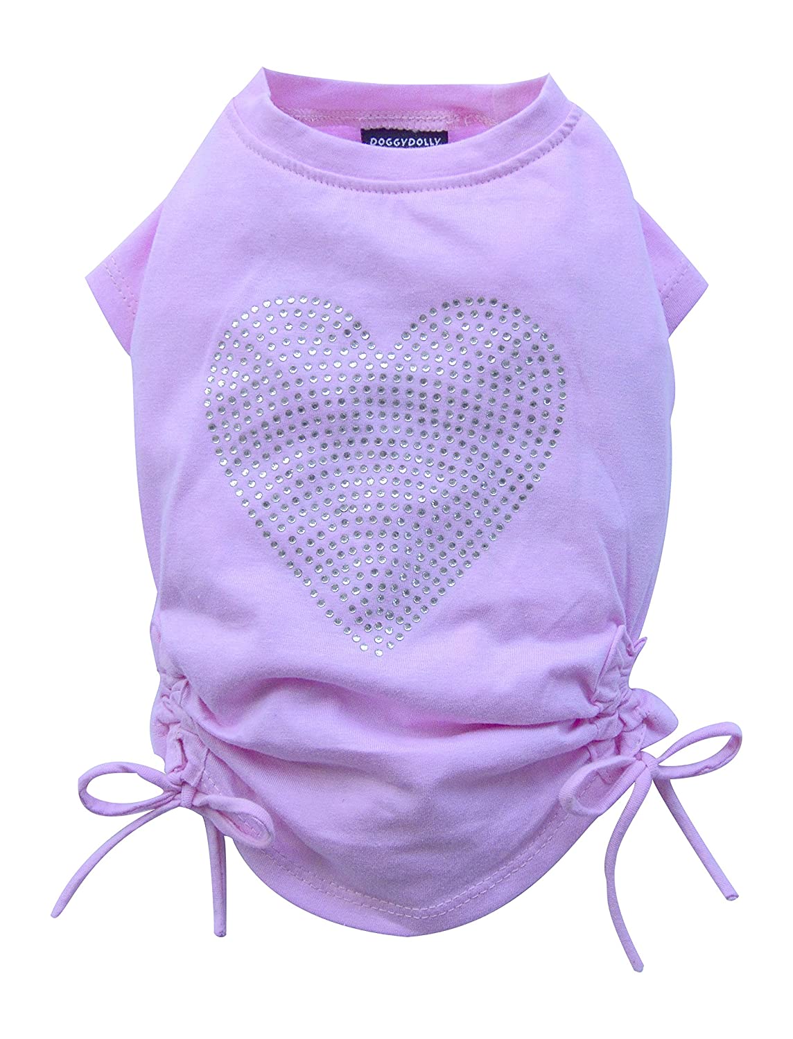 SMALL DOG - Pink Love Heart Doggy T Shirt