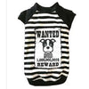 SMALL DOG - WANTED White Doggy T-Shirt