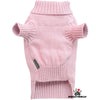 SMALL DOG - Soft Pink Polo Knit Neck Sweater