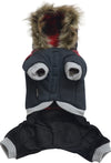 SMALL DOG - Awesome Doggy Snowboarder Onesie Navy