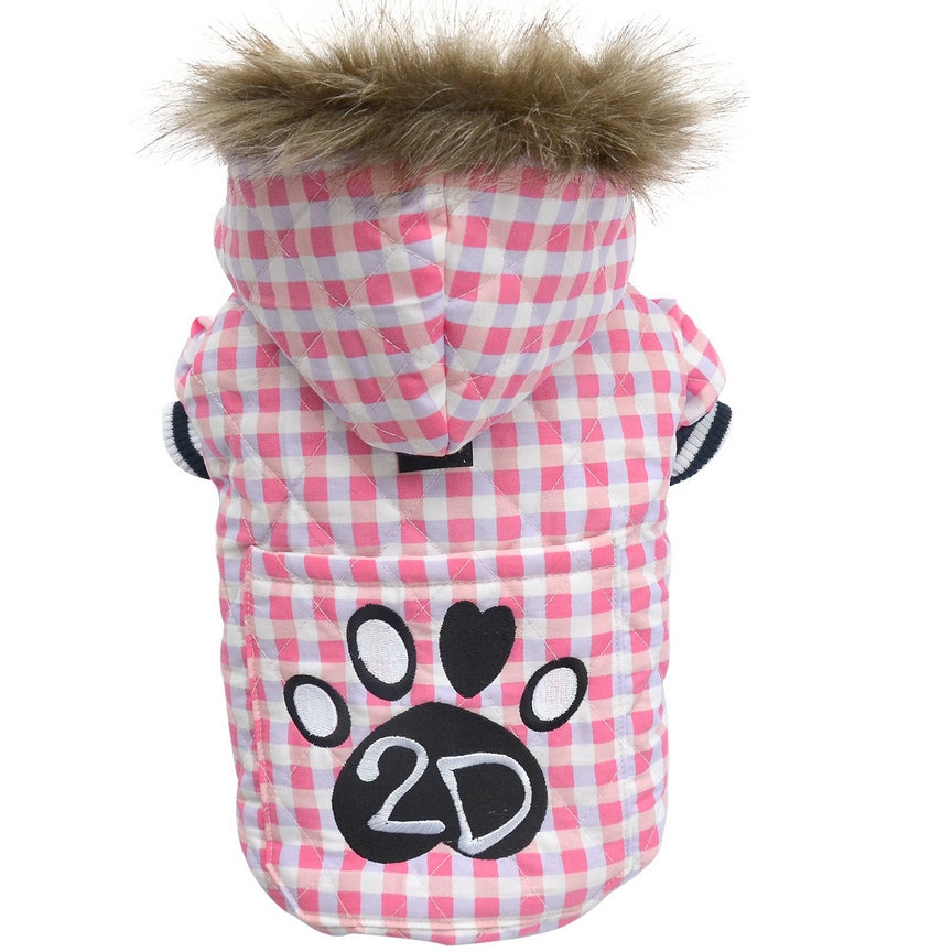 SMALL DOG - Cheeky Checks Doggy Jacket