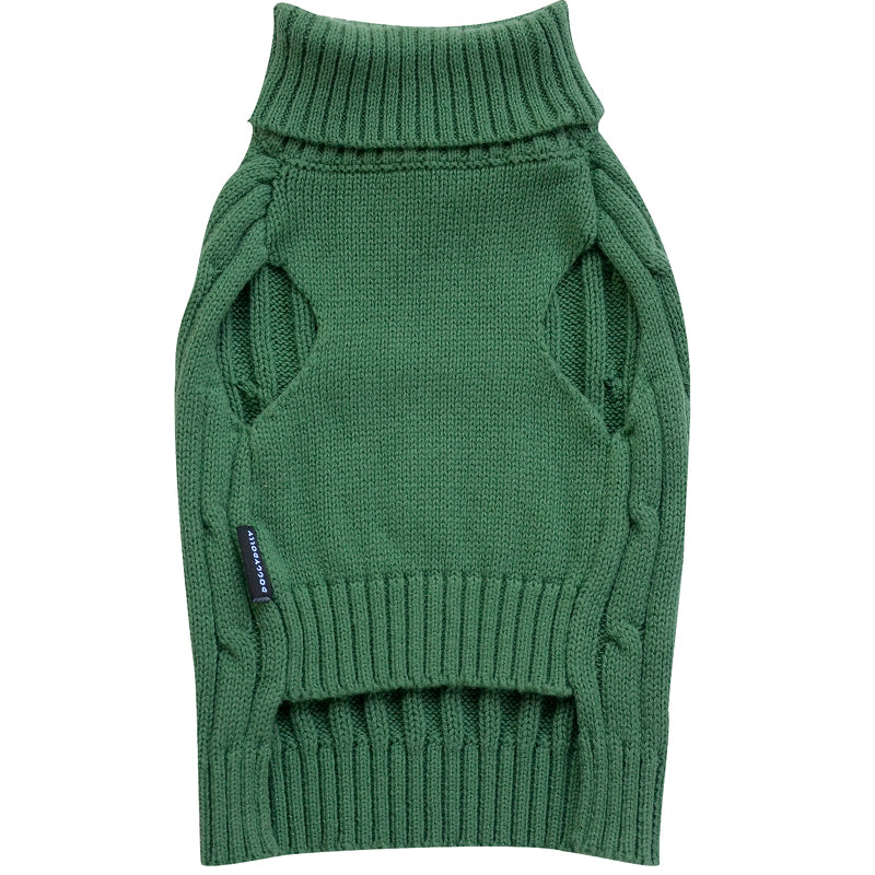 SMALL DOG - Green Doggy Pullover