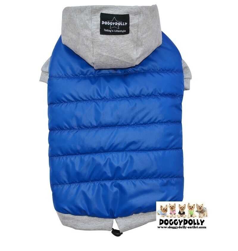 SMALL DOG - Snowboarder Doggy Jacket Blue