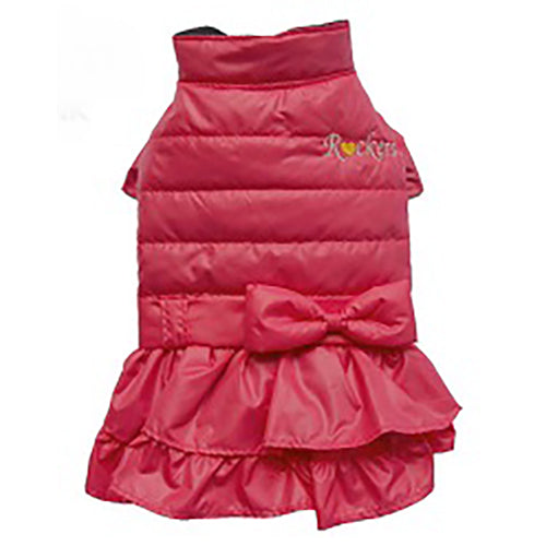 SMALL DOG - Pink Doggy Rain Dress
