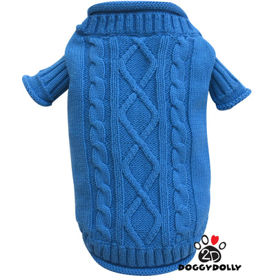 SMALL DOG - Blue Doggy Sweater