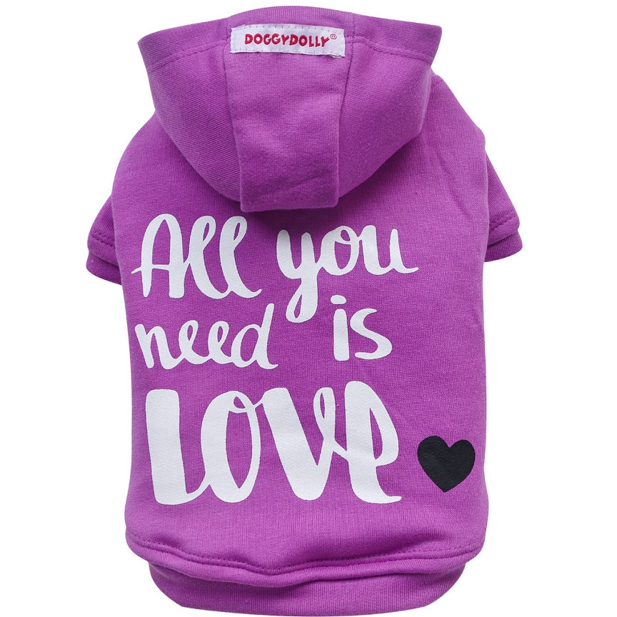 SMALL DOG - All you need is Love Hoody