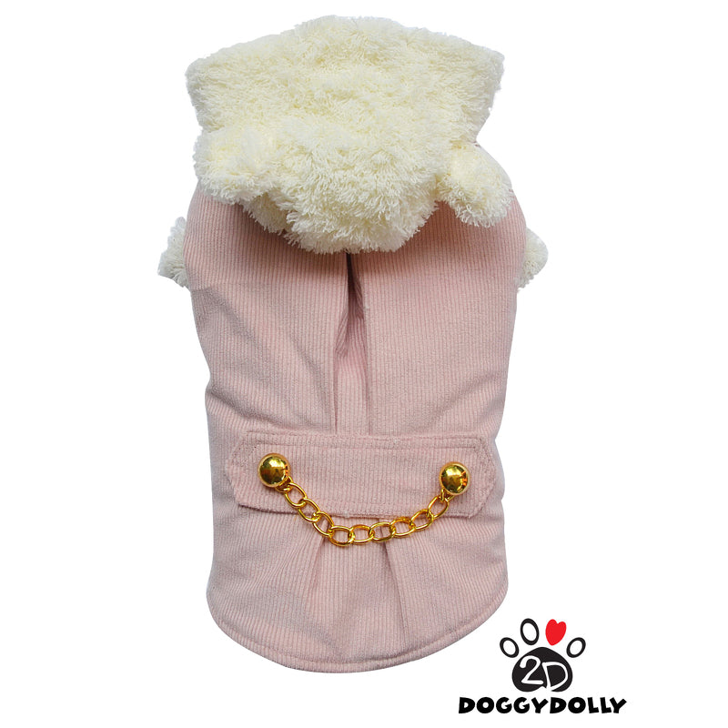 SMALL DOG - Little Lamb Pink Dog Jacket