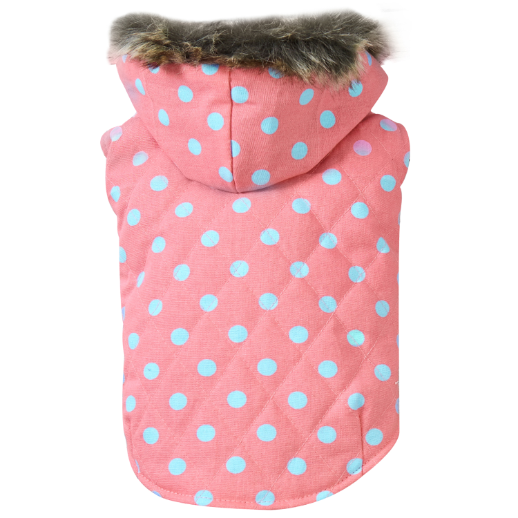 Bubble Gum Pink Polka Dot Jacket