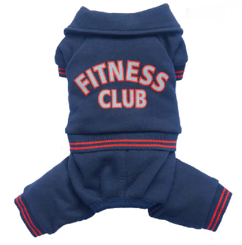 SMALL DOG - Doggy Fitness Club Navy Onesie
